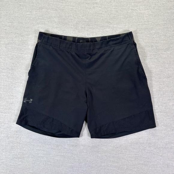 Under Armour Other - Under Armour Athletic Shorts Men's Size 2XL Black HeatGear Fitted Active Gym